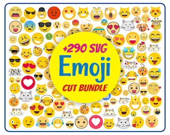 Emoji Cut Files Etsy