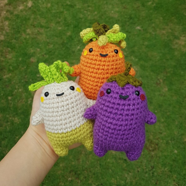 Veggie Gang Amigurumi Pattern (PDF)