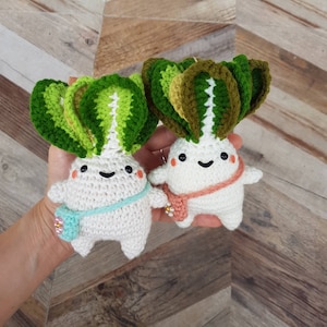 Bok Choy Buddies Amigurumi Pattern (PDF)