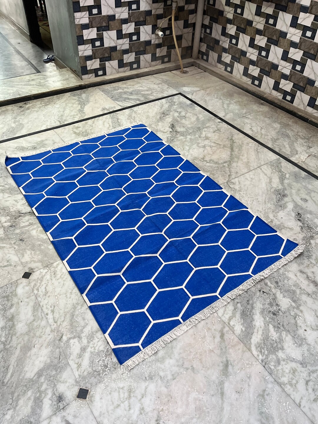 Modern Traditional 6x9 Rug Flatweave 6x9 Room Rug Flatweave Etsy