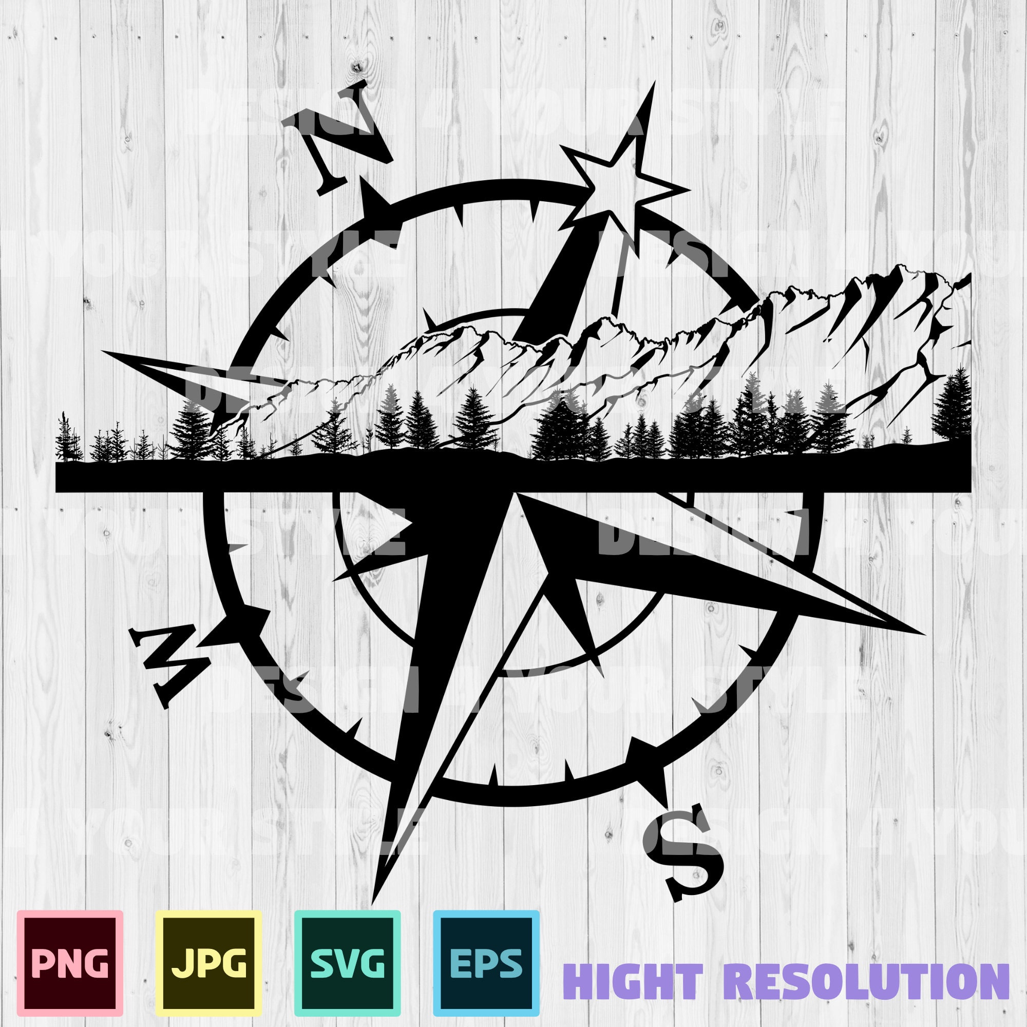 Free Free 194 Mountain Compass Svg SVG PNG EPS DXF File