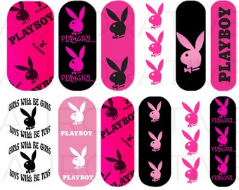 Playboy Nail Art Etsy