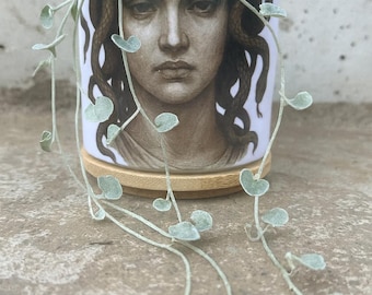 Medusa Head Planter Pot: Greek Mythology Ceramic Gothic Decor