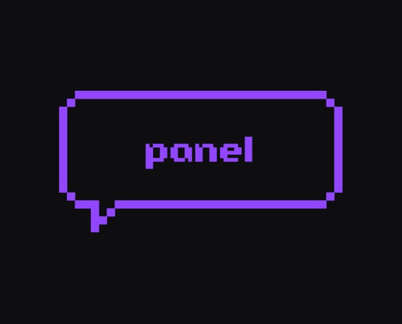 8 Bit Retro Gaming Purple Transparent Twitch Panels Etsy