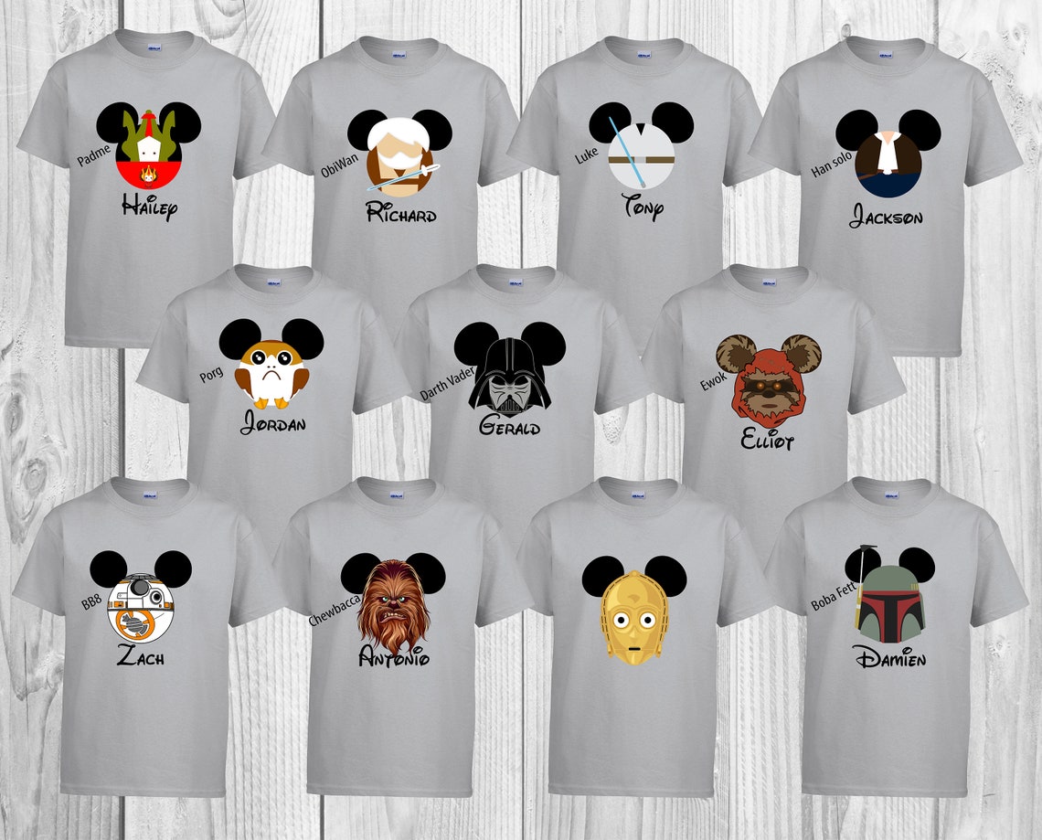 STAR WARS Disney Vacation Disney Group Shirts Disney Matching | Etsy