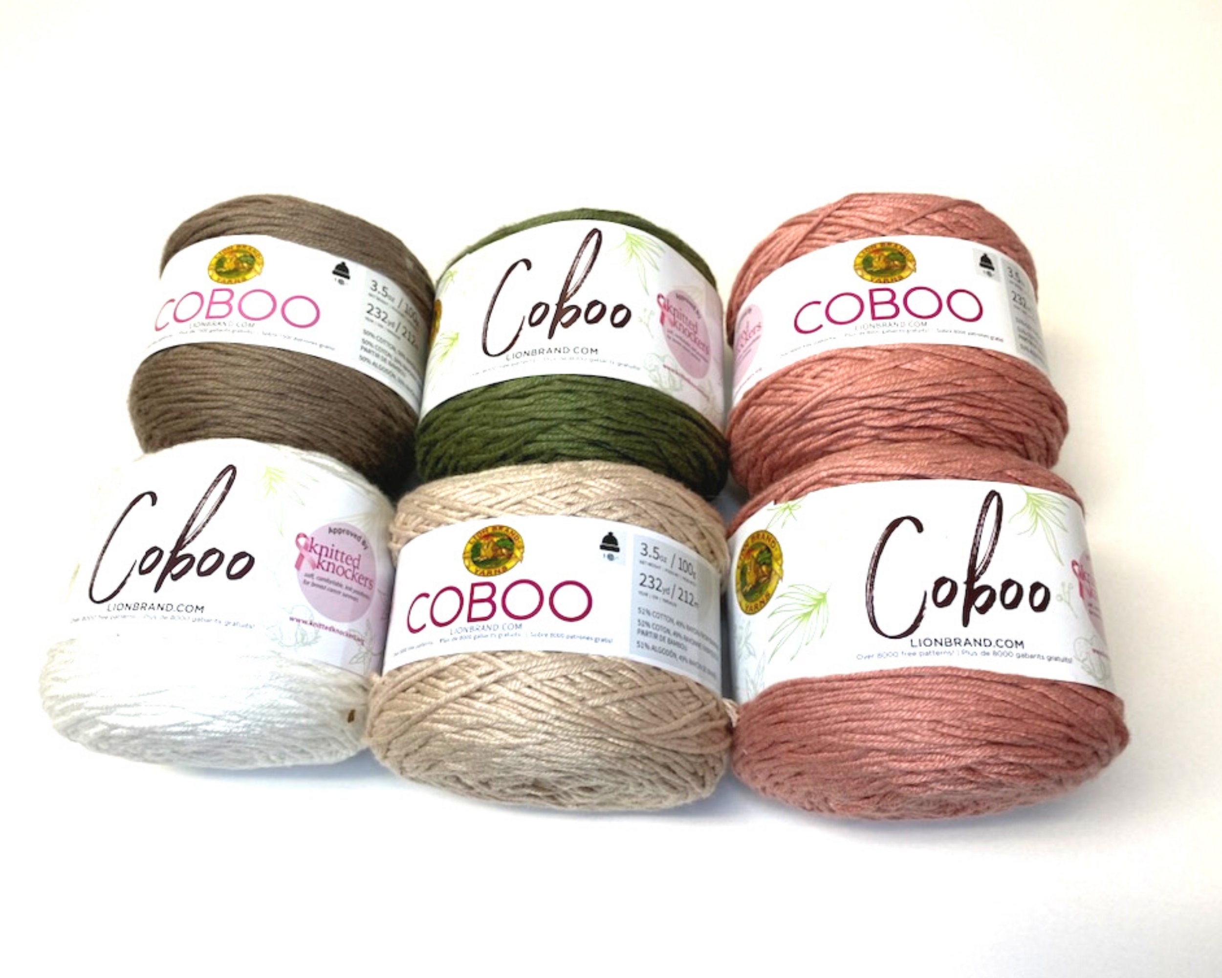 Lion Brand Caboo Yarn Cotton and Bamboo Fiber Content Etsy