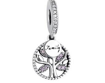 Authentic BOLENVI Tree of Life CZ Dreamcatcher 925 Sterling Silver Pendant Bead Charm Fits Pandora European Charms Bracelet /& Necklace DIY