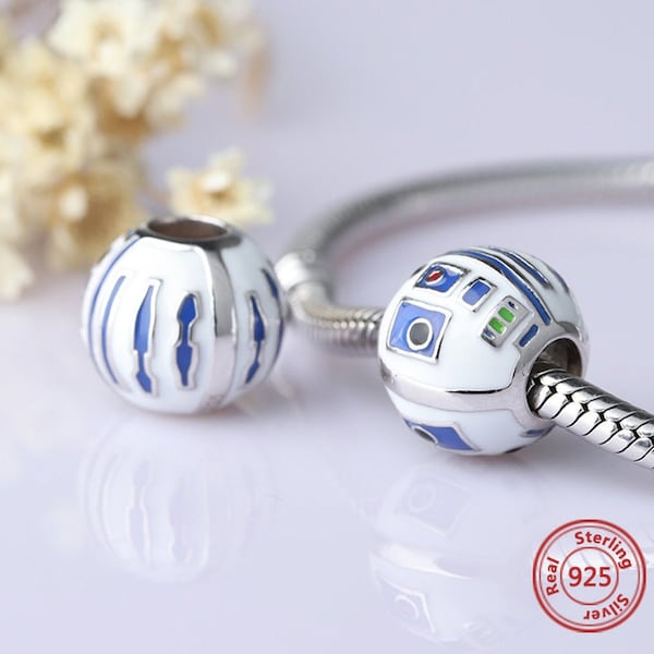 Pandora Robot Charm Etsy