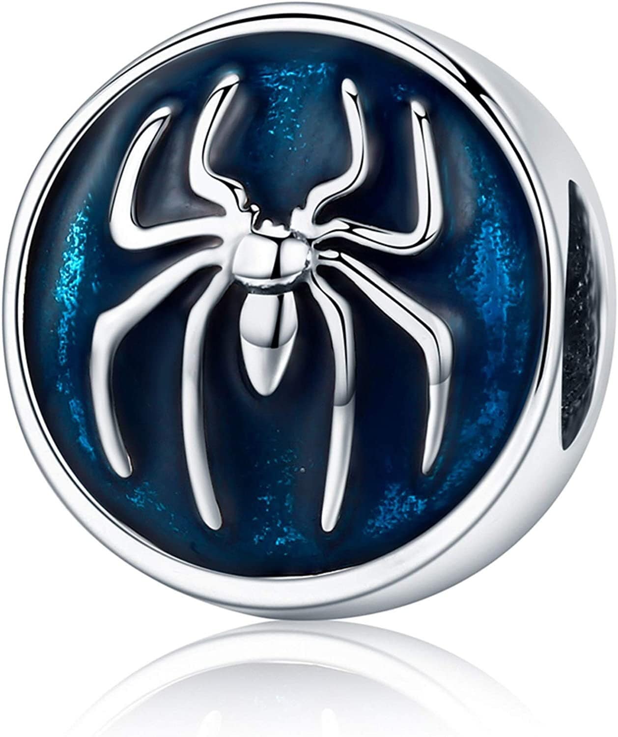 Marvel Series Hanging Spiderman Charm Beads Fits Pandora Original