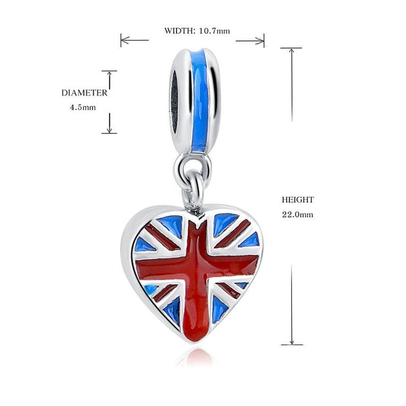 Authentic BOLENVI United Kingdom UK Flag England 925 Sterling - Etsy