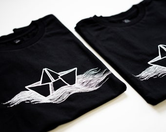 Men's T-shirt »Schiff« black