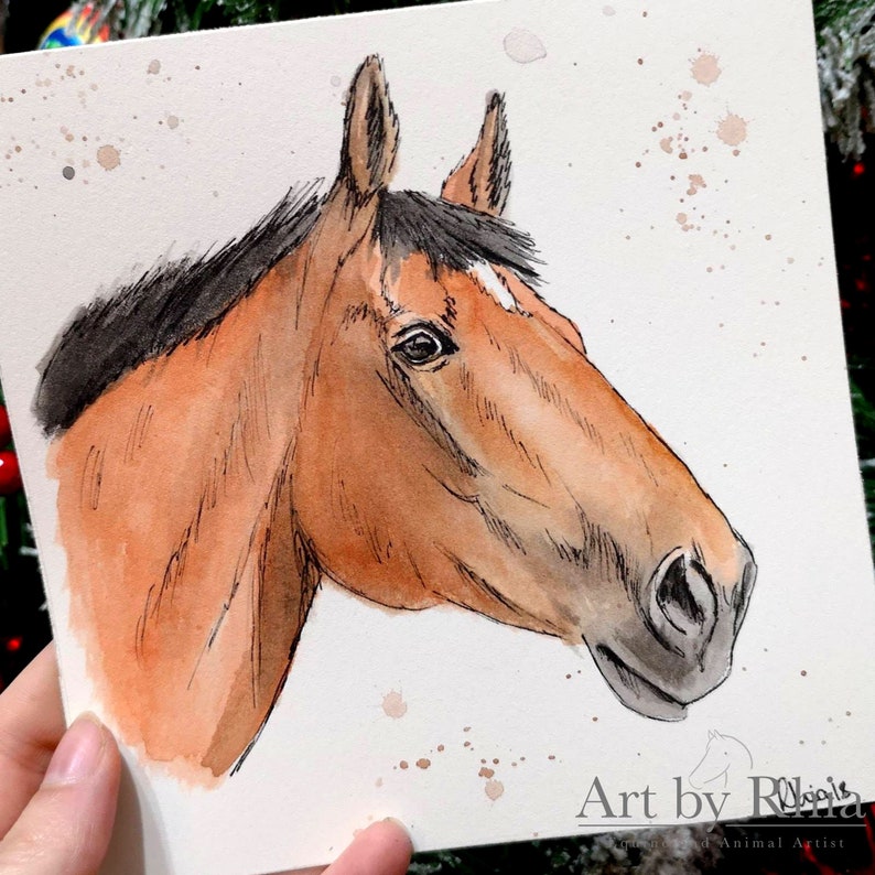 Download Animals Keepsake Dogs Cats Horses Hand Painted Watercolour Pet Portrait Commission Urns Memorials Pet Supplies