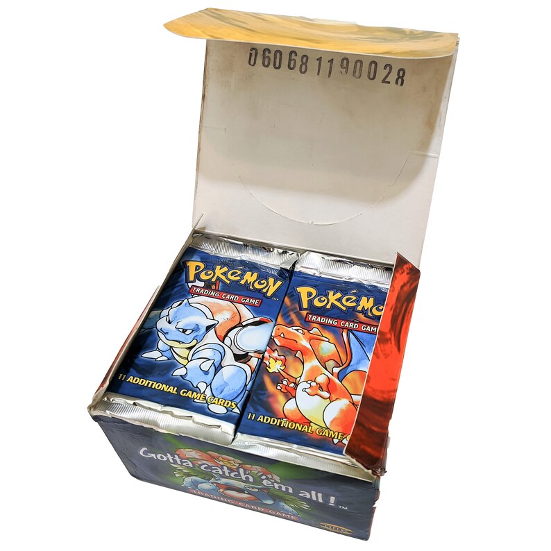 1x rare Pokemon Base Set Booster Pack TCG 4th print UK ENGLISH Etsy