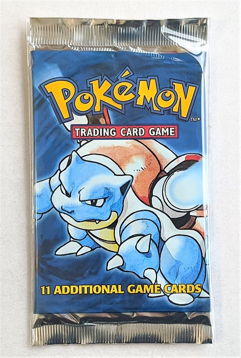 1x Rare Pokemon Base Set Booster Pack TCG 4th Print UK ENGLISH Etsy
