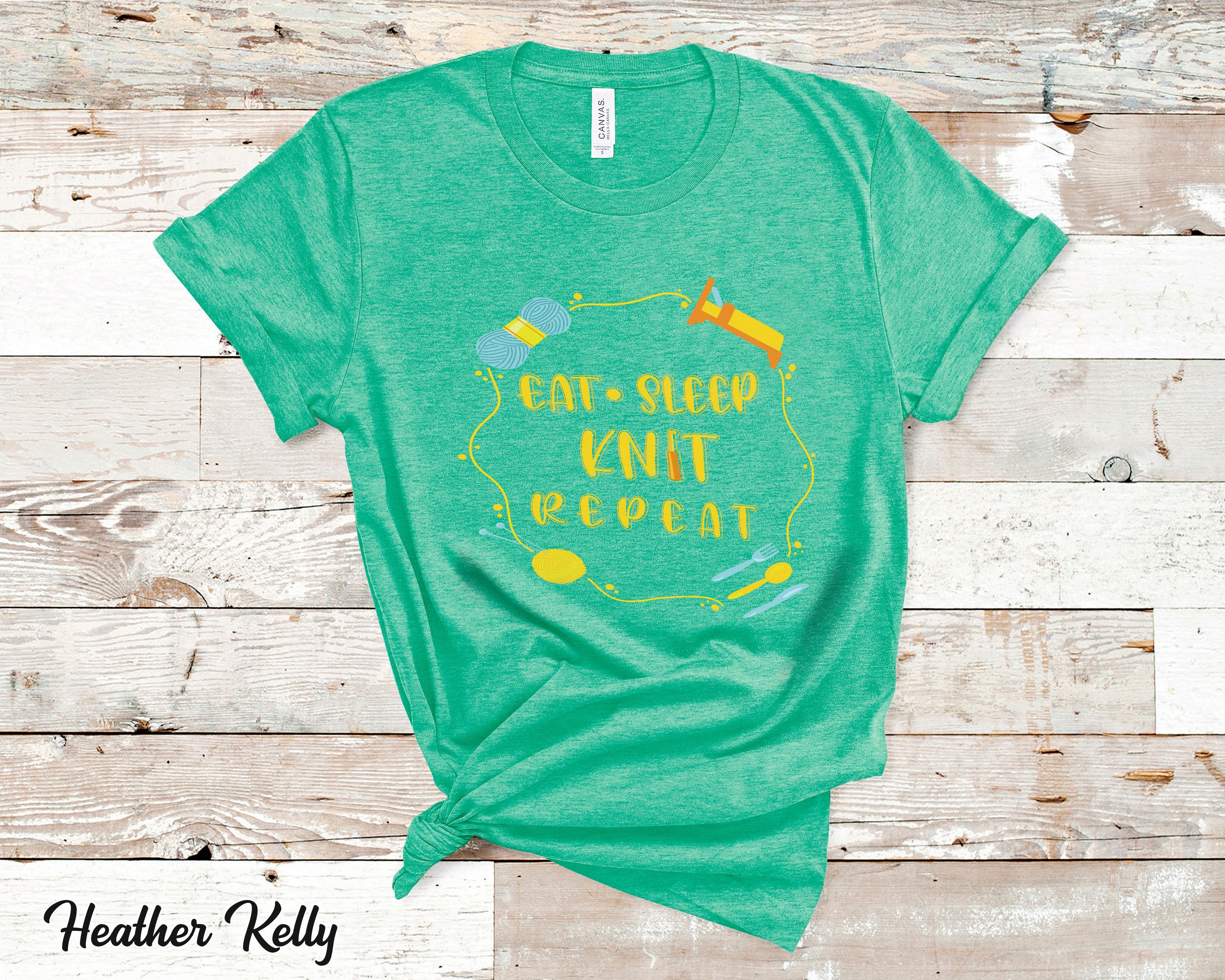 life is good knitting shirt