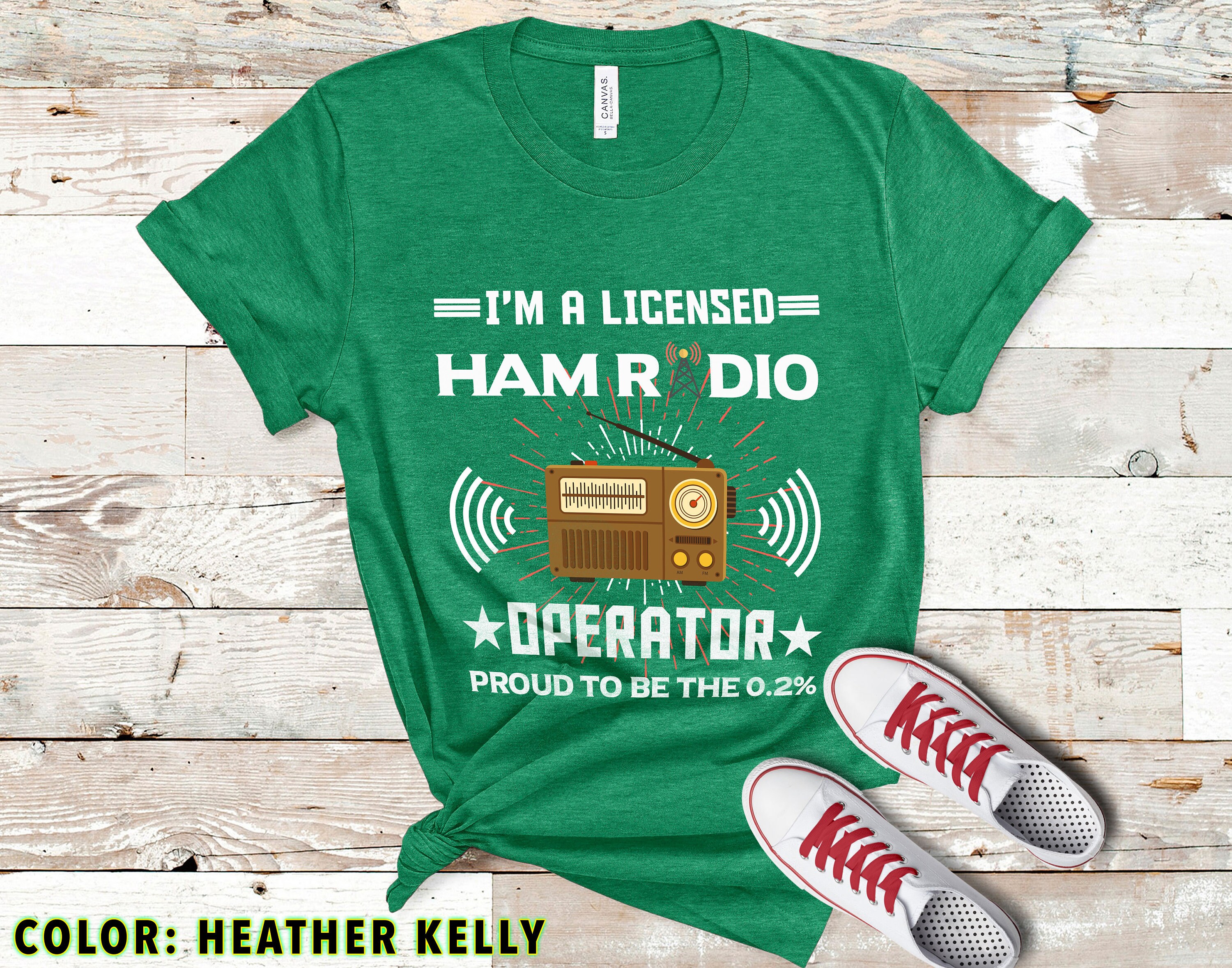 Funny Ham Radio TShirt a Licensed Ham Radio Operator Proud Etsy