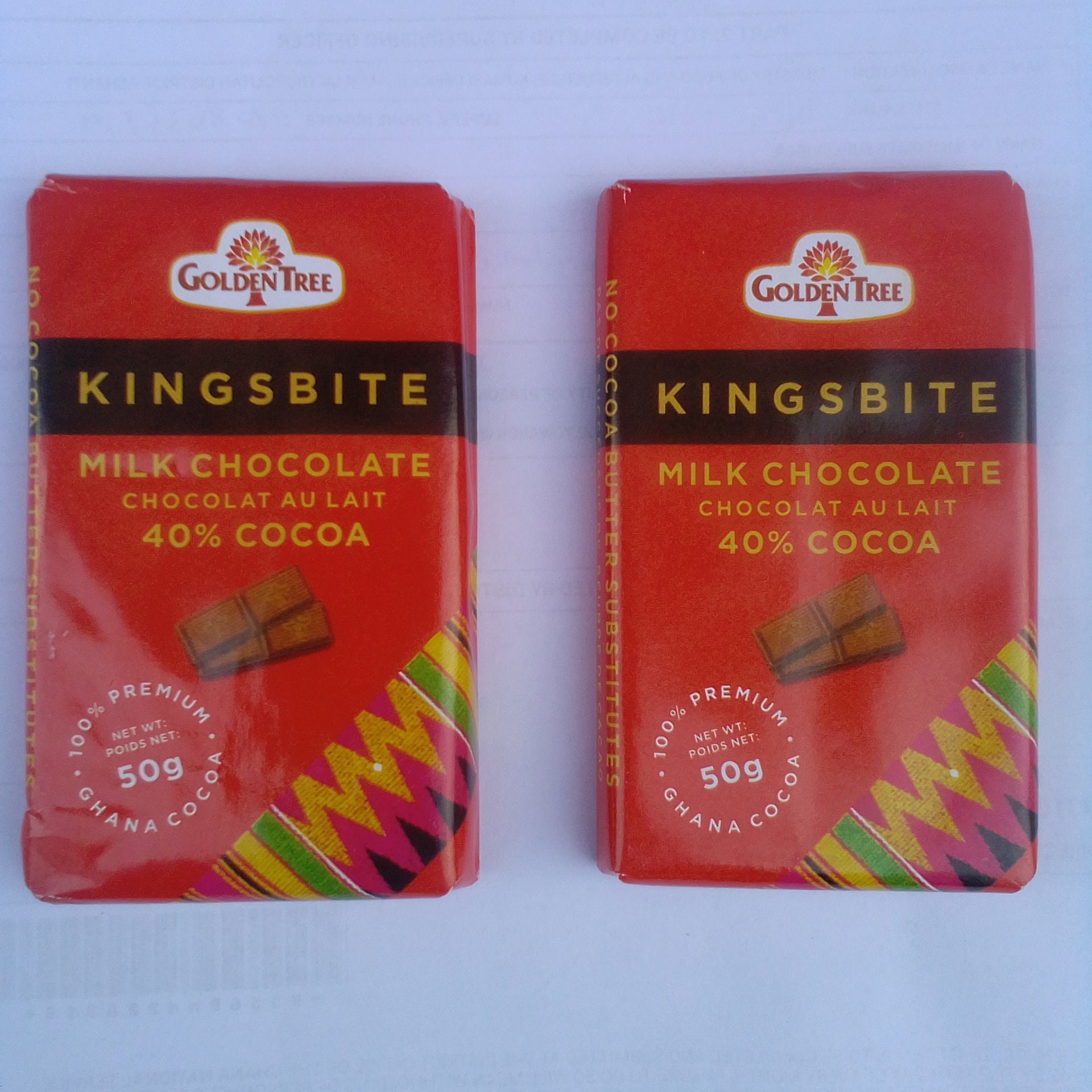 Kingsbite Ghanaian chocolate each pack of chocolate is 50g Etsy
