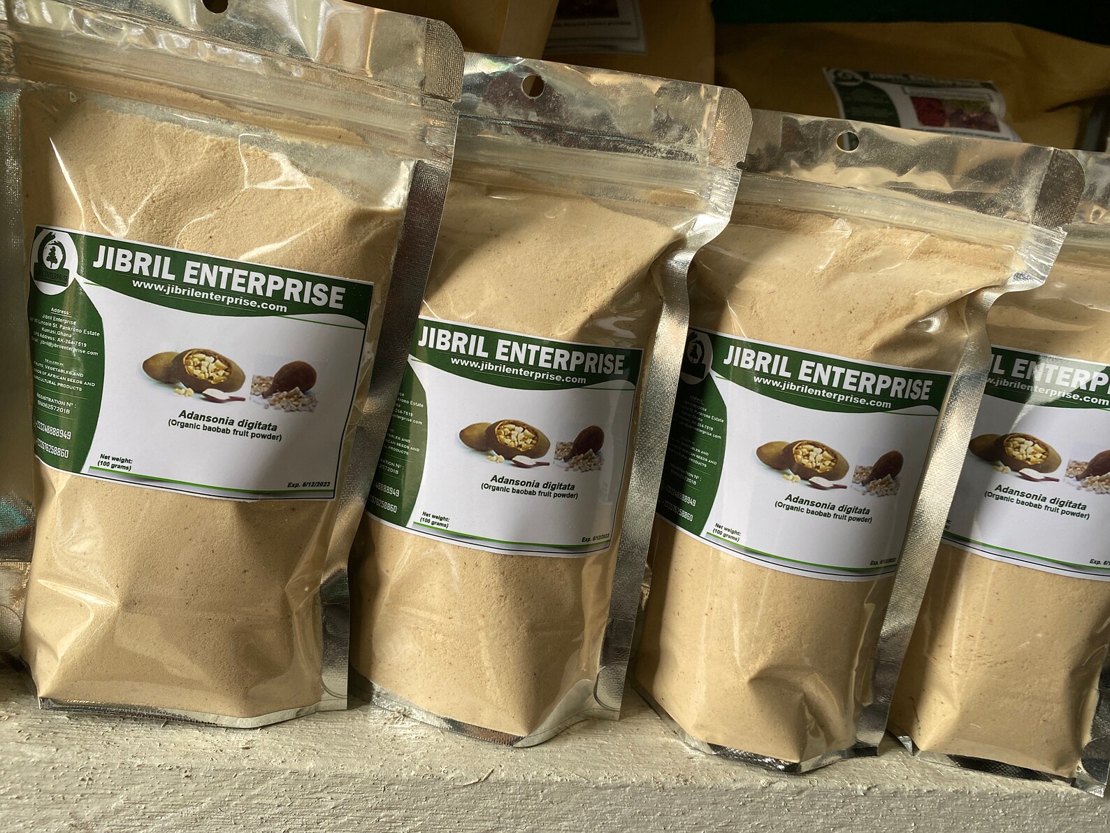 Organic Baobab Fruit Powder 100g/7 USD Shipping Cost is 10 Etsy