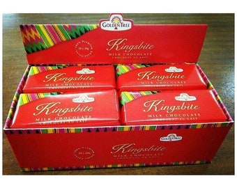 Kingsbite Ghanese chocolade, beschikbare maten 20g, 50g en 100g, 25 USD/250g laat me weten welke maat je wilt bij het kopen, gratis verzending