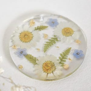 Custom Flower Coaster, Handmade with High Quality Resin, Made to Order, Wedding Memories, Resin Flower Gift, Flower Gift, Coaster Gift