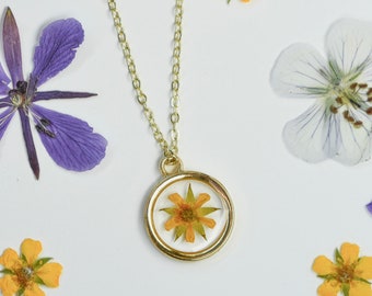 Colorado Canyons Collection- Real Colorado State Wildflower Resin Necklaces- Outdoor Lover Gifts | unique gifts