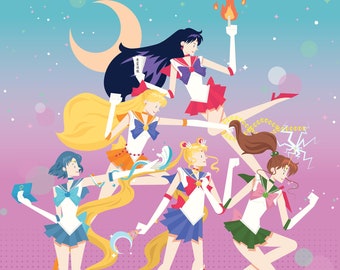 Sailor Moon Fan Art Etsy Sailor Moon Fan Art Etsy