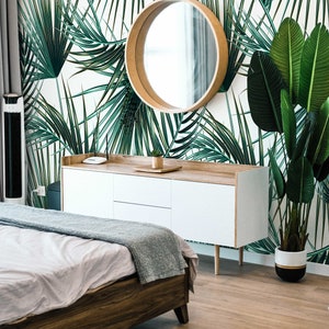 Palm Leaf  | Removable Wallpaper | Exclusive Wall Mural |  Premium Wall Art |  Express Shipping |  #275