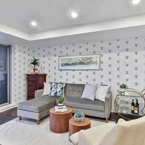 Grey Triangles  | Removable Wallpaper | Exclusive Wall Mural |  Premium Wall Art |  Express Shipping |  #338