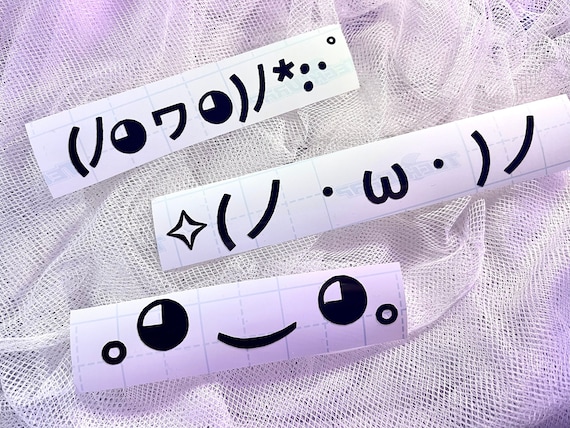 Kaomoji Stickers, Unique Designs