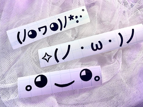 Kaomoji Stickers, Unique Designs