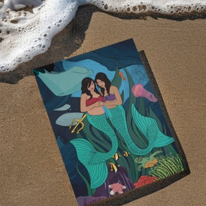 Carte postale sirène