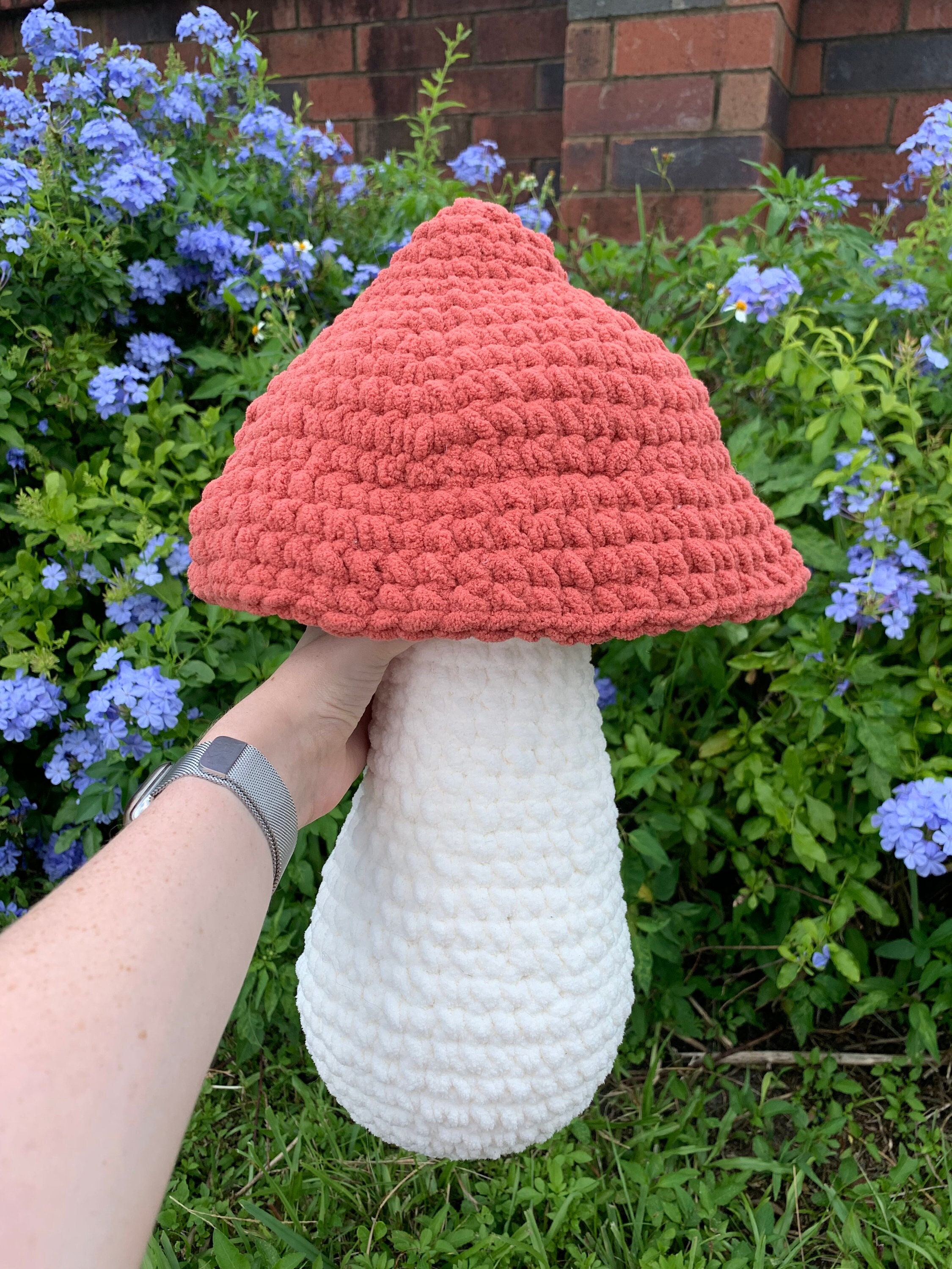 Crochet Mushroom Pillow PATTERN Etsy