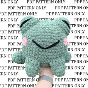 Jumbo Frog Crochet PATTERN
