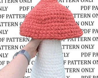 Crochet Mushroom Pillow PATTERN