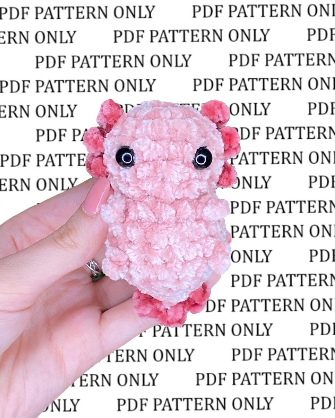 Crochet Mini Axolotl 