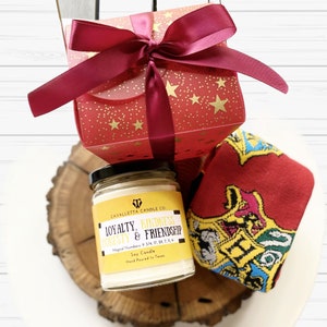 Wizard Gift Set - Wizard Candle - Sorting Hat Candle - Wizard Socks - Soy Wax Candle