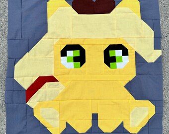 Apple Pony PDF Quilt Block Pattern: Includes Instructions for 24" Finished