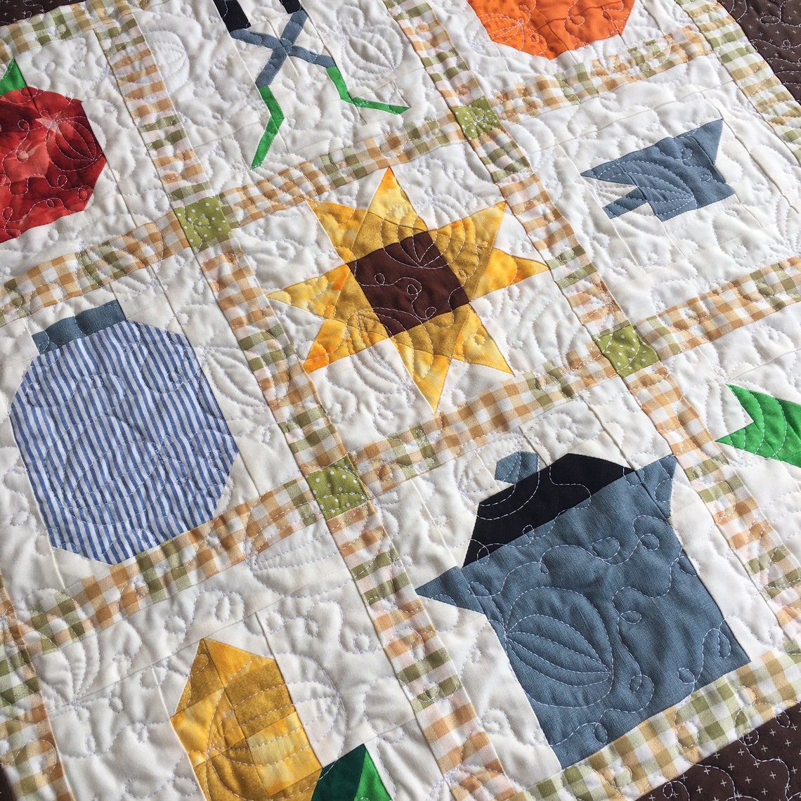 PDF Quilt Patterns: Harvest Quilt- Includes Instructions for 6 Inch and ...