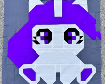 Diamond Pony PDF Quilt Block Pattern: Includes Instructions for 24" Finished