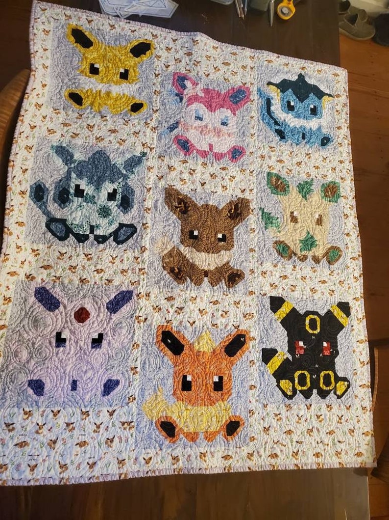 Fox Quilt Block Collection PDF: Innehåller instruktioner för ett 60 cm och ett NYTT 30 cm färdigt block bild 10