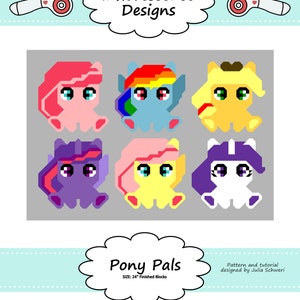 Pony Pals PDF Quilt Block Pattern: Includes Instructions for 24" Finished Blocks