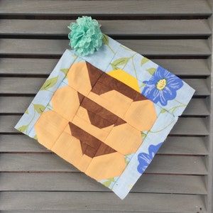 PDF Quilt Block Pattern: Pancakes - Includes Instructions for 6 inch and 12 inch Finished Blocks