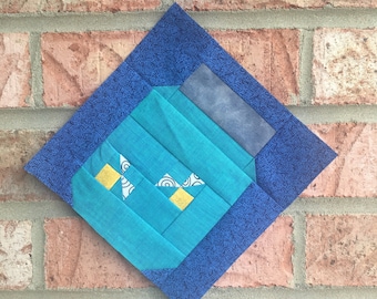 Firefly PDF Quilt Block Pattern: - Includes Instructions for 6 inch and 12 inch Finished Blocks