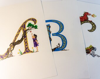 Personalized Letter Painting Commission