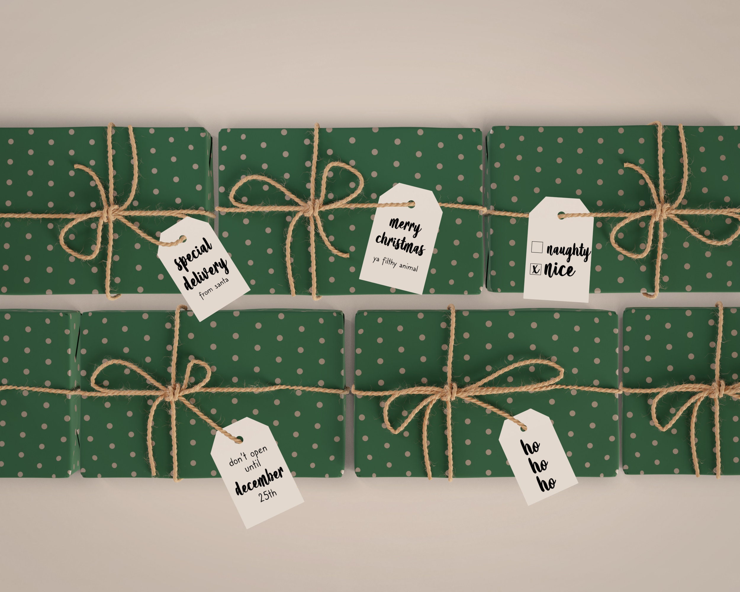 Christmas Gift Tags | Etsy