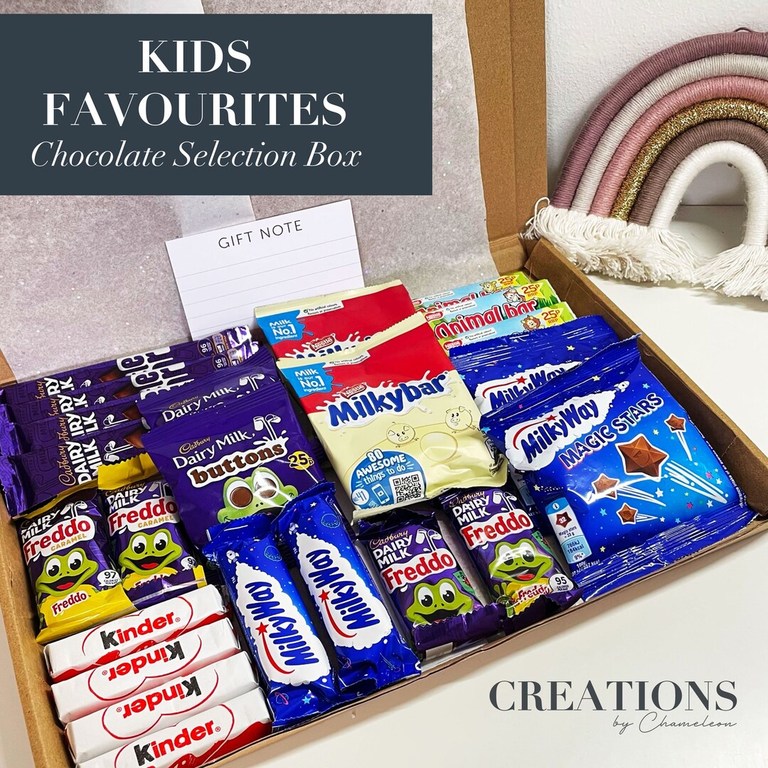 The Kids Favourites Letterbox Friendly Chocolate Selection Gift Box