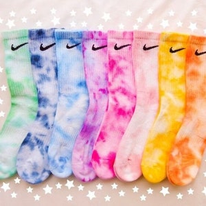 NIKE CHAUSSETTES X2 ANKLE TIE DYE EVERYDAY VERT/MULTICOLORE - CHAUSSETTE  HOMME