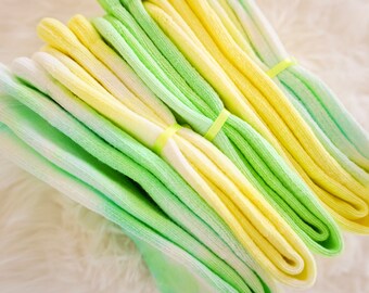 タイダイ NIKE ソックス - 「ネオン/蛍光コレクション」 - ネオン