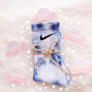 Tie Dye NIKE Socks 'Marble Splash Collection' Pink, Orange, Blue, Green, Purple, Yellow Custom Made image 7