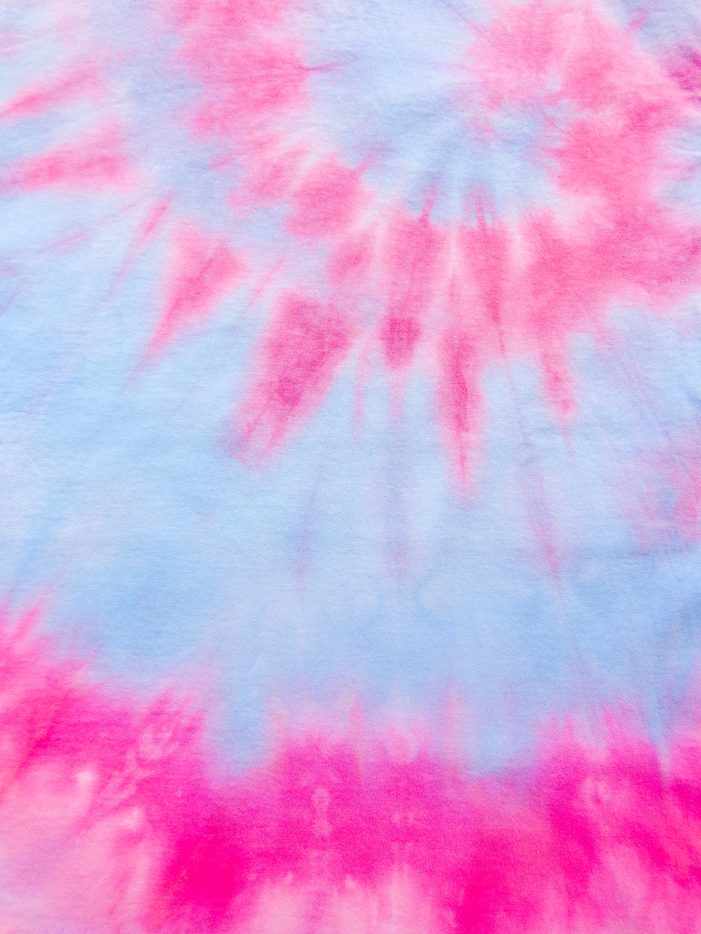 Tie Dye T-Shirt Cosmic Swirls Design Pink Blue Purple | Etsy